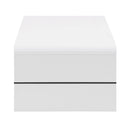 Coaster Furniture Airell 703798 Rectangular Coffee Table with Shelf - White High Gloss IMAGE 4