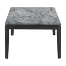 Coaster Furniture Mozzi 753518 Rectangular Faux Marble Coffee Table - Grey and Black IMAGE 4
