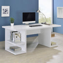  Coaster Furniture Alice 801455 71-inch 4-shelf Engineered Wood Writing Desk - White IMAGE 8