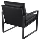 Coaster Furniture Rosalind 903021 Upholstered Track Arm Accent Chair - Black IMAGE 7