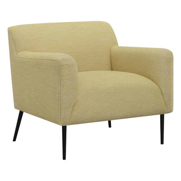 Coaster Furniture Darlene 905639 Upholstered English Arm Accent Chair - Lemon IMAGE 1