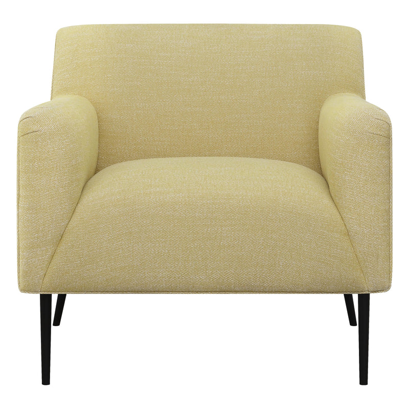 Coaster Furniture Darlene 905639 Upholstered English Arm Accent Chair - Lemon IMAGE 3