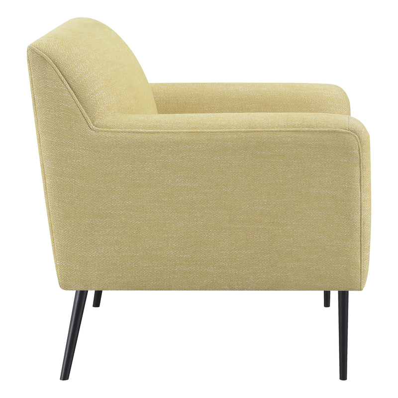 Coaster Furniture Darlene 905639 Upholstered English Arm Accent Chair - Lemon IMAGE 4