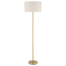 Coaster Furniture Ramiro 920303 66-inch Drum Shade Metal Floor Lamp - Gold IMAGE 1