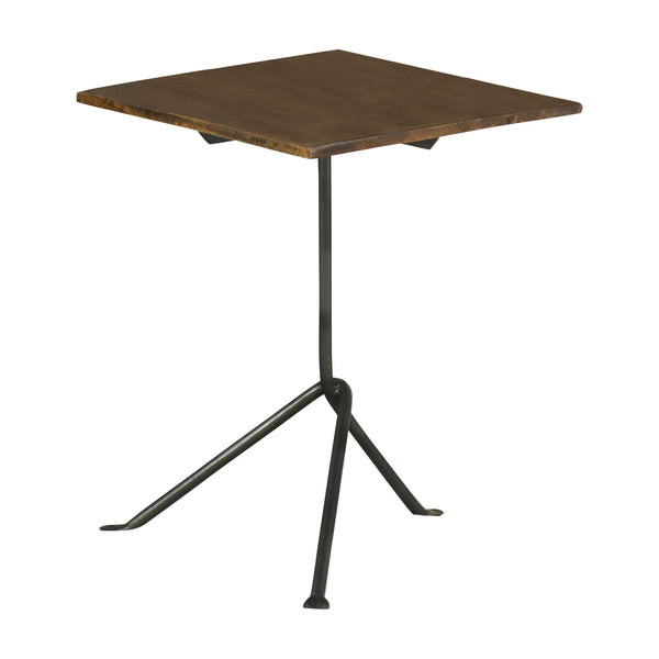 Coaster Furniture Heitor 931206 Square Wood Top Accent Side Table - Dark Brown IMAGE 1