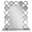 Coaster Furniture Aghes 961624 Vanity Mirror with Lighting - Silver IMAGE 4