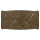 Coaster Furniture Ronnie 108051 Rectangular 79-inch Wood Dining Table - Rustic Cream IMAGE 5