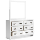 Signature Design by Ashley Binterglen B427B1 Dresser and Mirror IMAGE 2