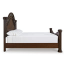Signature Design by Ashley Lavinton B764B5 Queen Poster Bed IMAGE 3