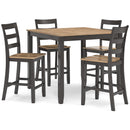 Signature Design by Ashley Gesthaven D396-223 Dining Room Counter Table Set IMAGE 1