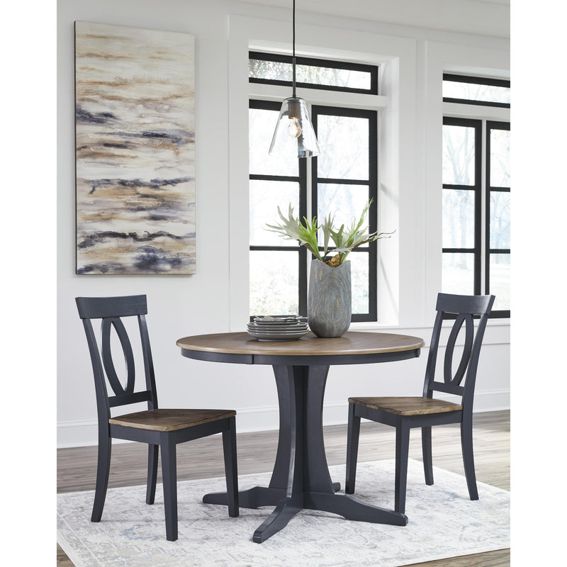 Signature Design by Ashley Landocken D502-15 Round Dining Room Table IMAGE 5