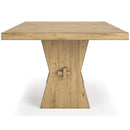 Signature Design by Ashley Galliden D841-45 Rectangular Dining Room Table IMAGE 3