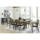 Signature Design by Ashley Galliden D841-45 Rectangular Dining Room Table IMAGE 9