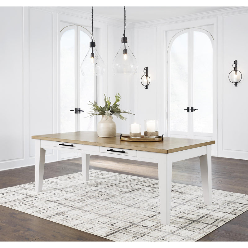 Signature Design by Ashley Ashbryn D844-25 Rectangular Dining Room Table IMAGE 5