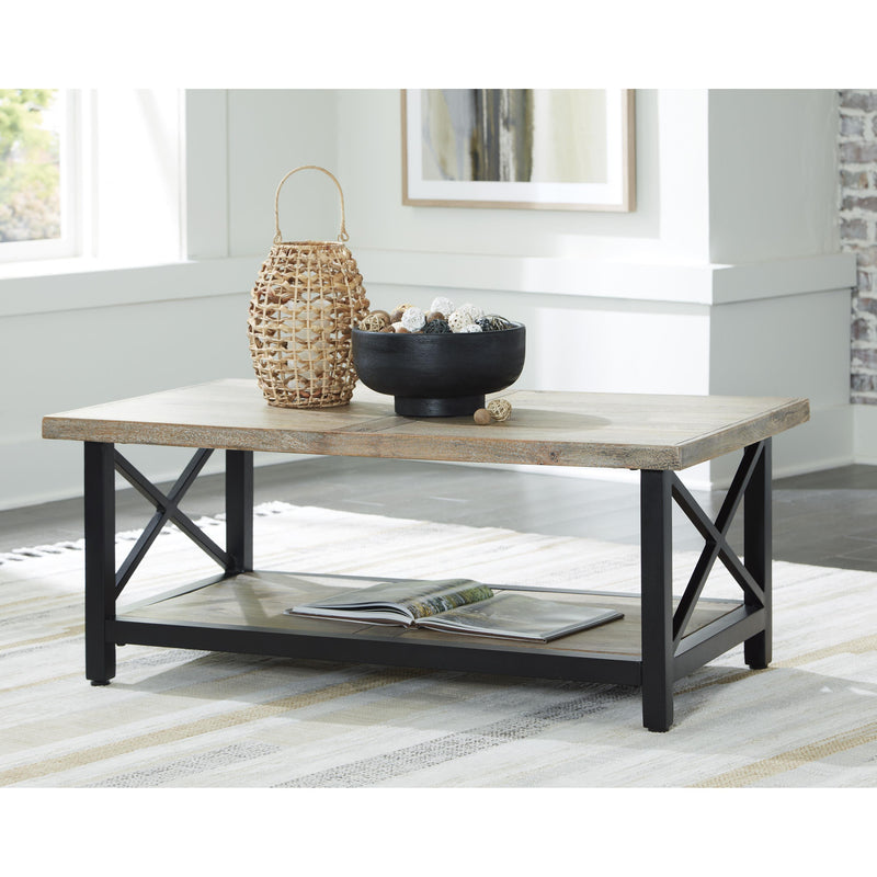Signature Design by Ashley Bristenfort T685-1 Rectangular Cocktail Table IMAGE 5