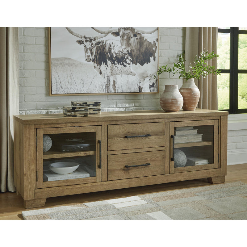 Signature Design by Ashley Galliden W841-68 Extra Large TV Stand IMAGE 4
