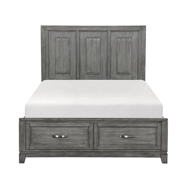 Homelegance Garretson 1450-1* Queen Platform Bed with Footboard Storage IMAGE 1