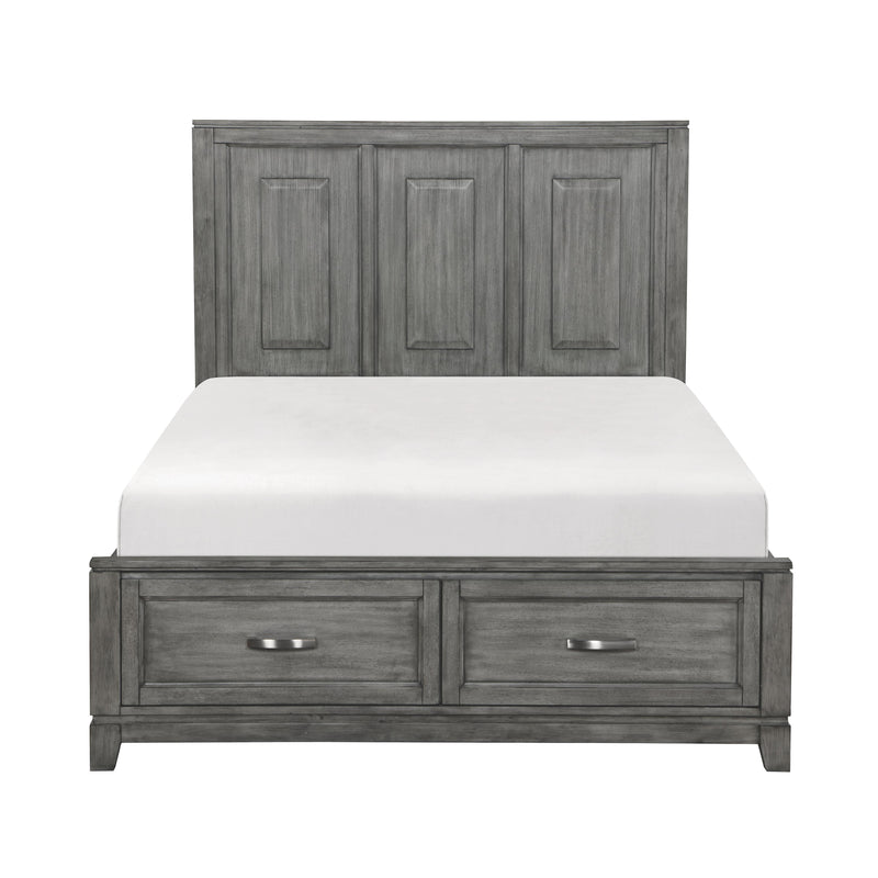 Homelegance Garretson 1450-1* Queen Platform Bed with Footboard Storage IMAGE 1