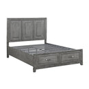 Homelegance Garretson 1450-1* Queen Platform Bed with Footboard Storage IMAGE 4