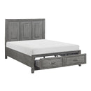 Homelegance Garretson 1450-1* Queen Platform Bed with Footboard Storage IMAGE 5