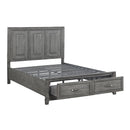 Homelegance Garretson 1450-1* Queen Platform Bed with Footboard Storage IMAGE 6
