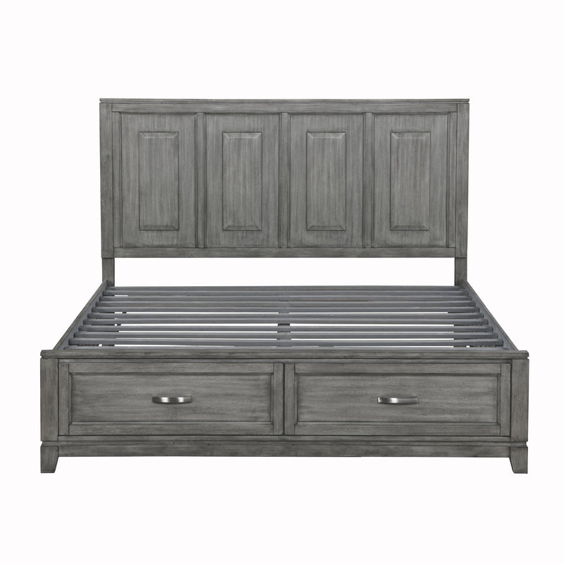 Homelegance Garretson 1450K-1EK* Eastern King Platform Bed with Footboard Storage IMAGE 2
