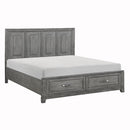 Homelegance Garretson 1450K-1EK* Eastern King Platform Bed with Footboard Storage IMAGE 3
