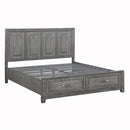 Homelegance Garretson 1450K-1EK* Eastern King Platform Bed with Footboard Storage IMAGE 4