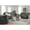 Signature Design by Ashley Barnsana 3320296 Double Reclining Power Loveseat with Console IMAGE 9