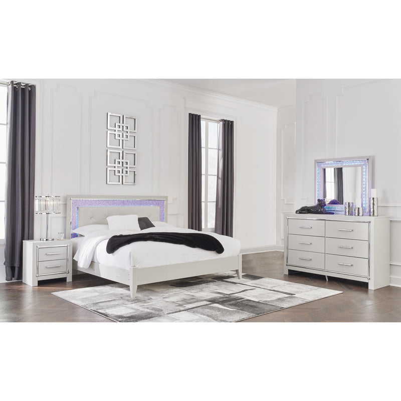 Signature Design by Ashley Zyniden B2114B3 King Upholstered Panel Bed IMAGE 10