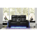 Signature Design by Ashley Boyington U2710618 Power Reclining Loveseat with Console and Adjustable Headrest IMAGE 7
