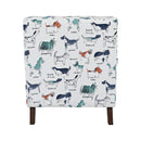 Jofran Baxter Stationary Fabric Accent Chair BAXTER-CH-MULTI IMAGE 3