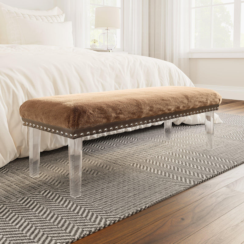 Jofran Brianna Bench BRIANNAKD-BN-MINK IMAGE 4