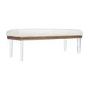 Jofran Brianna Bench BRIANNAKD-BN-SNOW IMAGE 1