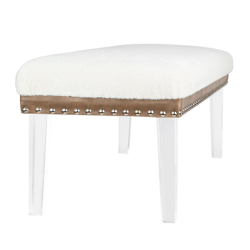 Jofran Brianna Bench BRIANNAKD-BN-SNOW IMAGE 3