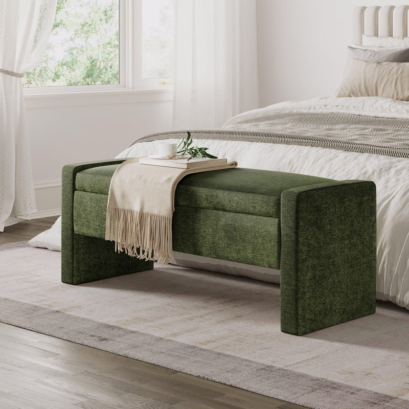 Jofran Braun Storage Bench BRAUN-BN-FOR IMAGE 5