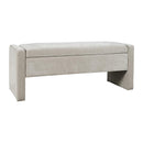 Jofran Braun Storage Bench BRAUN-BN-GRY IMAGE 1