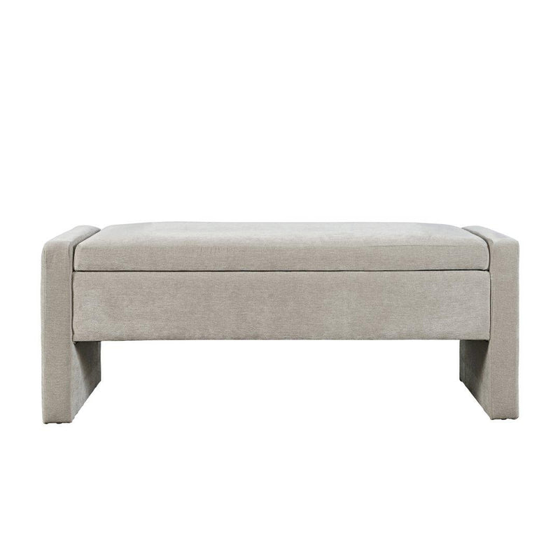 Jofran Braun Storage Bench BRAUN-BN-GRY IMAGE 2