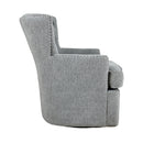 Jofran Bryson Swivel Fabric Accent Chair BRYSON-SW-ASH IMAGE 3