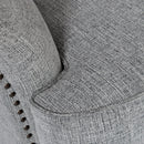 Jofran Bryson Swivel Fabric Accent Chair BRYSON-SW-ASH IMAGE 6