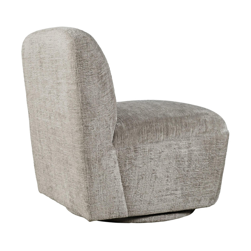 Jofran Josie Swivel Fabric Accent Chair JOSIE-SW-GREY IMAGE 4