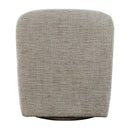 Jofran Josie Swivel Fabric Accent Chair JOSIE-SW-GREY IMAGE 5
