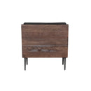 Jofran Karma Stationary Leather Accent Chair KARMA-CH-SLATE IMAGE 4