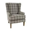 Jofran Lacroix Stationary Fabric Accent Chair LACROIX-CH-GRAPHITE IMAGE 1