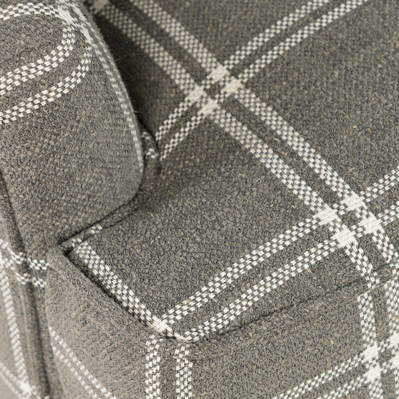 Jofran Lacroix Stationary Fabric Accent Chair LACROIX-CH-GRAPHITE IMAGE 5