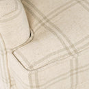 Jofran Lacroix Stationary Fabric Accent Chair LACROIX-CH-PARCHMENT IMAGE 5