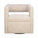 Jofran Lexy Swivel Fabric Accent Chair LEXY-SW-NATURAL IMAGE 2