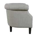 Jofran Lily Stationary Fabric Accent Chair LILY-CH-ASH IMAGE 3