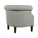 Jofran Lily Stationary Fabric Accent Chair LILY-CH-ASH IMAGE 4