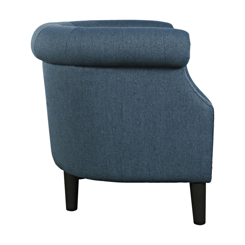 Jofran Lily Stationary Fabric Accent Chair LILY-CH-BLUE IMAGE 3
